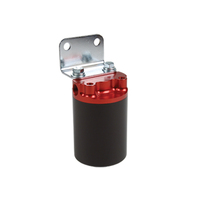 AEROMOTIVE 100 Micron, Red/Black Canister Fuel Filter(12319)