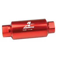 AEROMOTIVE 40 Micron, ORB-10 Red Fuel Filter(12335)