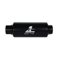 AEROMOTIVE 40 Micron Stainless , ORB-12 Black Filter(12343)