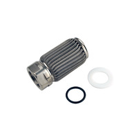 AEROMOTIVE 100-micron Stainless Mesh Crimp Construction Filter Element(12606)