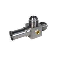 AEROMOTIVE 1/2? Female Spring-Lock to (2) AN-08 Male T(15102)