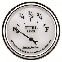 AUTOMETER GAUGE 2-1/16" FUEL LEVEL,240- 33 ?,AIR-CORE,LED,SSE,OTWII # 1216