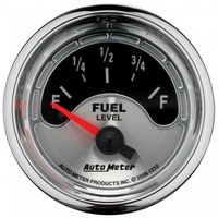 AUTOMETER GAUGE 2-1/16" FUEL LEVEL,16-158 ?,AIR-CORE,AMERICAN MUSCLE # 1218
