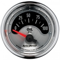 AUTOMETER GAUGE 2-1/16" OIL PRESSURE,0-100 PSI,AIR-CORE,AIR-CORE,AMERICAN MUSCLE # 1226