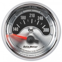 AUTOMETER GAUGE 2-1/16" OIL TEMPERATURE,140-300F,AIR-CORE,AMERICAN MUSCLE # 1248