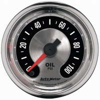 AUTOMETER GAUGE 2-1/16" OIL PRESSURE,0-100 PSI,STEPPER MOTOR,AMERICAN MUSCLE # 1253
