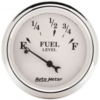 AUTOMETER GAUGE 2-1/16" FUEL LEVEL,0-30 ?,AIR-CORE,GM,PRE `65 # 1607