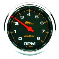 AUTOMETER GAUGE 3-3/4" TACHOMETER,0-8,000 RPM,BLACK W/ CHROME BEZEL,PRO-CYCLE # 19300