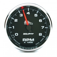 AUTOMETER GAUGE 2-5/8" TACHOMETER,0-8,000 RPM,BLACK,BLUE LED,PRO-CYCLE # 19306