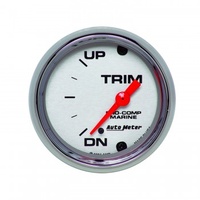 AUTOMETER GAUGE 2-1/16" TRIM LEVEL,UP/DOWN,AIR-CORE,MARINE CHROME # 200766-35
