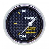 AUTOMETER GAUGE 2-1/16" TRIM LEVEL,UP/DOWN,AIR-CORE,MARINE CARBON FIBER # 200766-40