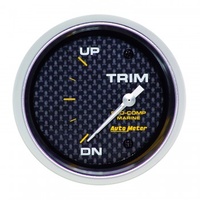 AUTOMETER GAUGE 2-5/8" TRIM LEVEL,UP/DOWN,AIR-CORE,MARINE CARBON FIBER # 200767-40