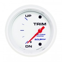 AUTOMETER GAUGE 2-5/8" TRIM LEVEL,UP/DOWN,AIR-CORE,MARINE WHITE # 200767