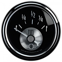 AUTOMETER GAUGE 2-1/16" FUEL LEVEL,0-90 ?,AIR-CORE,SSE,PRESTIGE BLACK # 2014