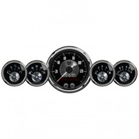 AUTOMETER GAUGE 5 PC. GAUGE KIT,3-3/8" & 2-1/16",GPS SPEEDOMETER,BLACK DIAMOND # 2024