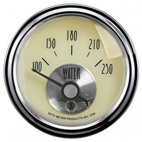 AUTOMETER GAUGE 2-1/16" WATER TEMPERATURE,100-250F,AIR-CORE,PRESTIGE ANTIQUE IVORY # 2037