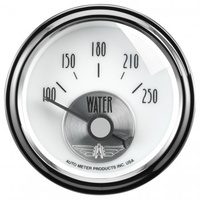 AUTOMETER GAUGE 2-1/16" WATER TEMPERATURE,100-250F,AIR-CORE,PRESTIGE PEARL # 2039