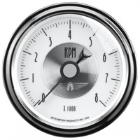 AUTOMETER GAUGE 3-3/8" IN-DASH TACHOMETER,0-8,000 RPM,PRESTIGE PEARL # 2098