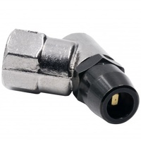 AUTOMETER AIR CHUCK, 45º BULLET FOOT, 1/4" NPT