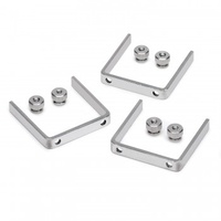 AUTOMETER GAUGE BRACKET KIT, 2-1/16", ALUMINUM, QTY 3