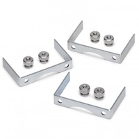 AUTOMETER GAUGE BRACKET KIT, 2-5/8", ALUMINUM, QTY 3