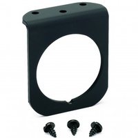 AUTOMETER GAUGE MOUNTING PANEL, SINGLE, 2-1/16" BLACK, ALUMINUM# 2236