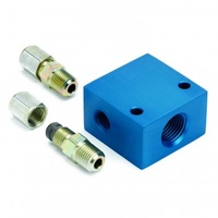 AUTOMETER FITTING, ADAPTER, TRANSMISSION LINE, 5/16" OD TUBING, 1/2" NPTF