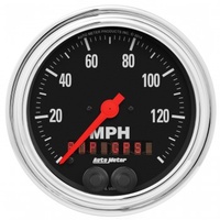 AUTOMETER GAUGE 3-3/8" GPS SPEEDOMETER,0-140 MPH,TRADITIONAL CHROME # 2480