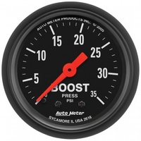 AUTOMETER GAUGE 2-1/16" BOOST,0-35 PSI,MECHANICAL,Z-SERIES # 2616