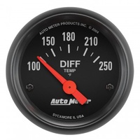 AUTOMETER GAUGE 2-1/16" DIFFERENTIAL TEMPERATURE,100-250F,AIR-CORE,Z-SERIES # 2636