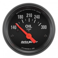 AUTOMETER GAUGE 2-1/16" OIL TEMPERATURE,140-300F,AIR-CORE,Z-SERIES # 2639