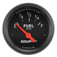 AUTOMETER GAUGE 2-1/16" FUEL LEVEL,240-33 ?,AIR-CORE,SSE,Z-SERIES # 2643