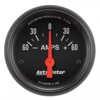 AUTOMETER GAUGE 2-1/16" AMMETER,60-0-60 AMPS,Z-SERIES # 2644