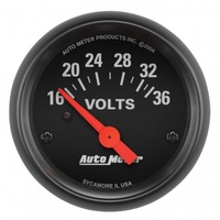 AUTOMETER GAUGE 2-1/16" VOLTMETER,16-36V,AIR-CORE,Z-SERIES # 2651