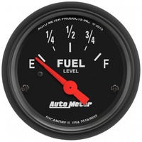 AUTOMETER GAUGE 2-1/16" FUEL LEVEL,73-10 ?,AIR-CORE,LINEAR,Z-SERIES # 2652