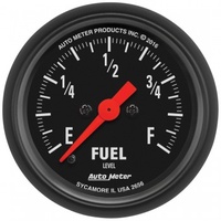 AUTOMETER GAUGE 2-1/16" FUEL LEVEL,PROGRAMMABLE 0-280 ?,STEPPER MOTOR,Z-SERIES # 2656