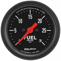 AUTOMETER GAUGE 2-1/16" FUEL PRESSURE,0-30 PSI,STEPPER MOTOR,Z-SERIES # 2660