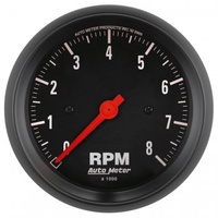 AUTOMETER GAUGE 3-3/8" IN-DASH TACHOMETER,0-8,000 RPM,Z-SERIES # 2699