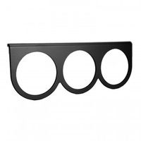 AUTOMETER GAUGE MOUNTING PANEL, TRIPLE, 2-5/8" BLACK, ALUMINUM# 3233