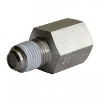 FITTING,SNUBBER ADT,1/8" NPT MALE TO 1/8" NPT FEMALE,STEEL,-FUEL PRESSURE