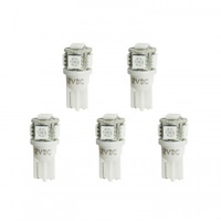 AUTOMETER LED BULB, REPLACEMENT, T3 WEDGE, WHITE, 5 PACK