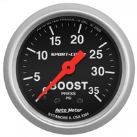 AUTOMETER GAUGE 2-1/16" BOOST,0-35 PSI,MECHANICAL,SPORT-COMP # 3304