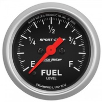 AUTOMETER GAUGE 2-1/16" FUEL LEVEL,PROGRAMMABLE 0-280 ?,STEPPER MOTOR,SPORT-COMP # 3310