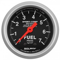 AUTOMETER GAUGE 2-1/16" FUEL PRESSURE,0-7 KG/CM2,MECHANICAL,SPORT-COMP # 3312-J