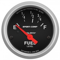 AUTOMETER GAUGE 2-1/16" FUEL LEVEL,73-10 ?,AIR-CORE,SPORT-COMP # 3315