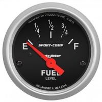 AUTOMETER GAUGE 2-1/16" FUEL LEVEL,73-10 ?,AIR-CORE,LINEAR,SPORT-COMP # 3319