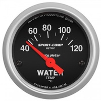 AUTOMETER GAUGE 2-1/16" WATER TEMPERATURE,40-120C,AIR-CORE,SPORT-COMP # 3337-M