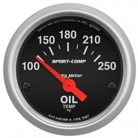 AUTOMETER GAUGE 2-1/16" OIL TEMPERATURE,100-250F,AIR-CORE,SPORT-COMP # 3347