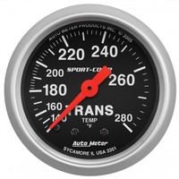 AUTOMETER GAUGE 2-1/16" TRANSMISSION TEMPERATURE,140-280F,MECHANICAL,SPORT-COMP # 3351