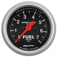 AUTOMETER GAUGE 2-1/16" FUEL PRESSURE,0-7 BAR,STEPPER MOTOR,SPORT-COMP # 3363-M
